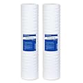 Purevua 20 Micron 20"x4.5" String Wound Sediment Filter, Whole House Water Filter Cartridge for Well Water, Compatible with WP5BB20P, SWC-45-2005, Fits Standard 20" Big Housings, 2 Pack