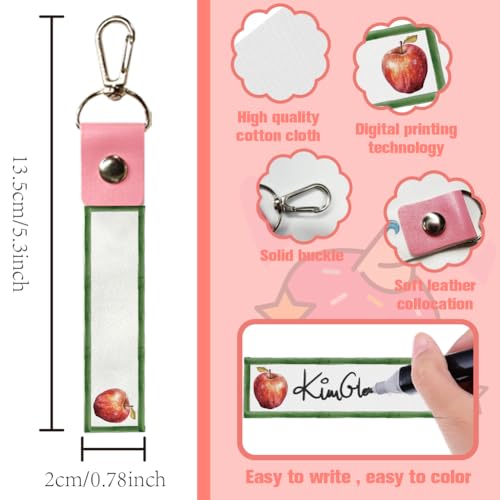 OLYCRAFT 8 peças etiquetas de nome personalizadas ganchos 5,1 x 0,8 polegadas temporada graduação te