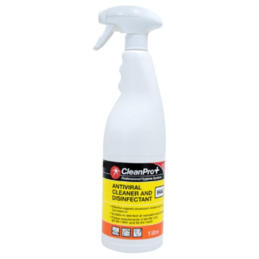 CleanPro+ Antiviral Cleaner and Disinfectant H44 1 Litre x 6