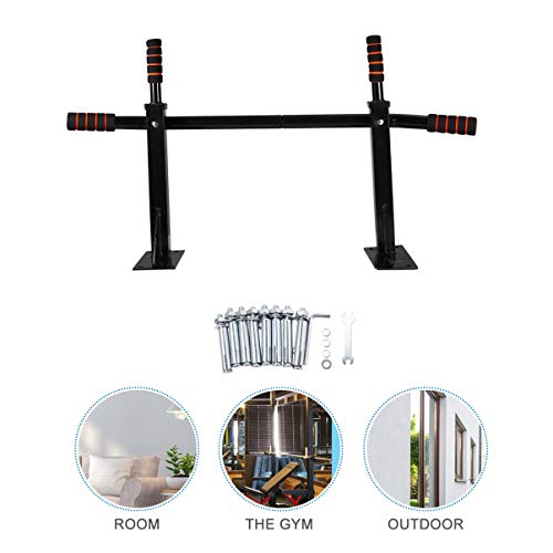 BESPORTBLE, barra de suporte para queixo com várias aderências, suporte para treino de corpo inteiro