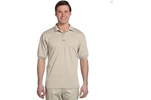 Adult DryBlend Jersey Short Sleeve Polo Shirt, the Husband's Favorite