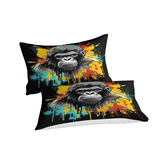 Linge de lit super king size microfibre avec housse de couette fermeture éclair - 3