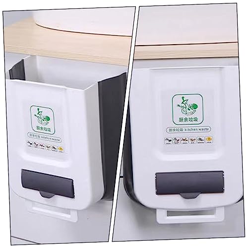 Caneca de basura plegable para cocina de plástico VICASKY miniatura 4