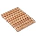 Lzttyee Pack of 10 Wooden Handle Clay Modeling Pattern Rollers Kit Pottery Tools Set with Assorted Patterns