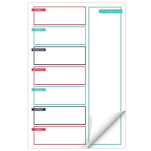 Global Printed Products 6" x 9" Vertical Meal Planning Pad, 60-Sheets, Always Right