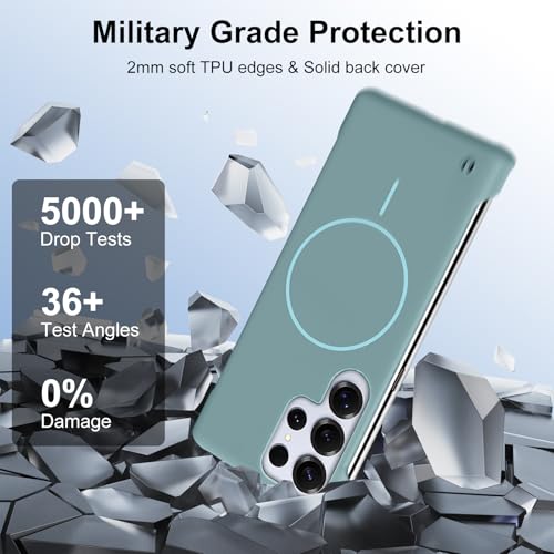 Coque fine Samsung S25 Ultra en polycarbonate robuste avec Mag-Safe - 4