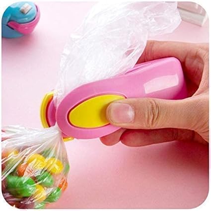 Magic Mart Portable Handheld Mini Heat Sealing Machine Battery, Food Sealer Heat/Impulse Sealer Packing Plastic Bag Tool. (PACK OF 1)