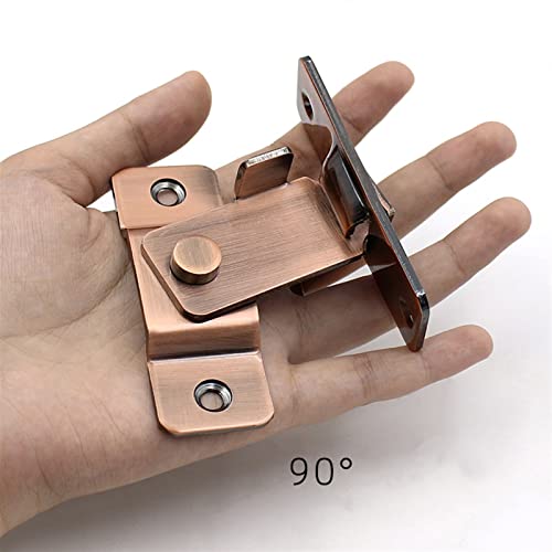 Moraillon à angle droit en acier inoxydable pour porte de chambre - 4