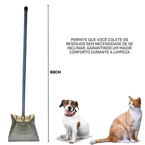 Pá Coletor De Fezes Coco Dejetos Animais Cachorro Cães Gatos Felinos Leve Portátil