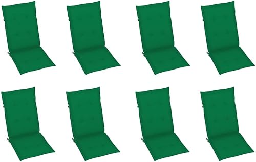 Miniatura 6 de KTHLBRH Sillas plegables de patio con cojines, 8 piezas de madera de acacia maciza, sillas de patio, sillas de salón, sillas de comedor, sillas de