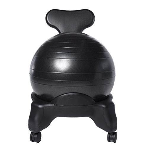 Ivation Balance Exercise Ball Chair – Office-Size 60mm/2.5