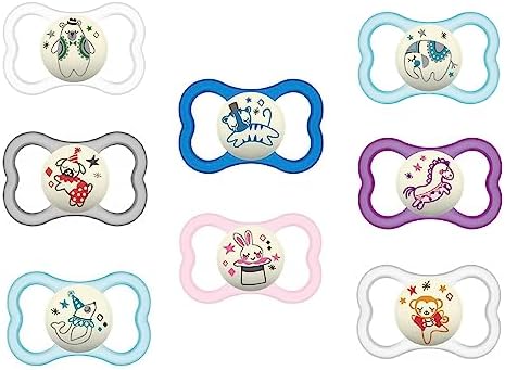 Amazon.com : MAM Air Day & Night 8 Count Baby Pacifier, for Sensitive ...