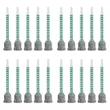 YFYWINSH 20 Pcs Buses pour Colle Epoxy Bi-composant, Embouts de Mélange époxy, Éléments po...