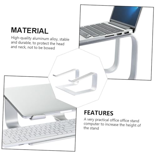 Soporte portátil de aluminio para laptop desmontable miniatura 5