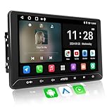 ATOTOZONE A5L Autoradio 2 Din Android, 10.1" Stereo auto bluetooth con schermo, 2G+32G, CarPlay Android Auto Wireless, Tethering via WiFi/BT/USB, MirrorLink, 24B-EQ DSP, FM/RDS/GPS/SWC,Chat AI