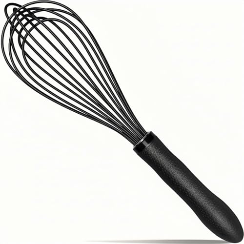 Silicone Whisk Stainless Steel Heat Resistant 
