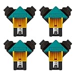 wolfcraft Project Set for Right-Angle Clamping I 8626000 I 4 x ES 22 Corner Clamps I Ideal mounting aid for screwing or Gluing at a 90° Angle