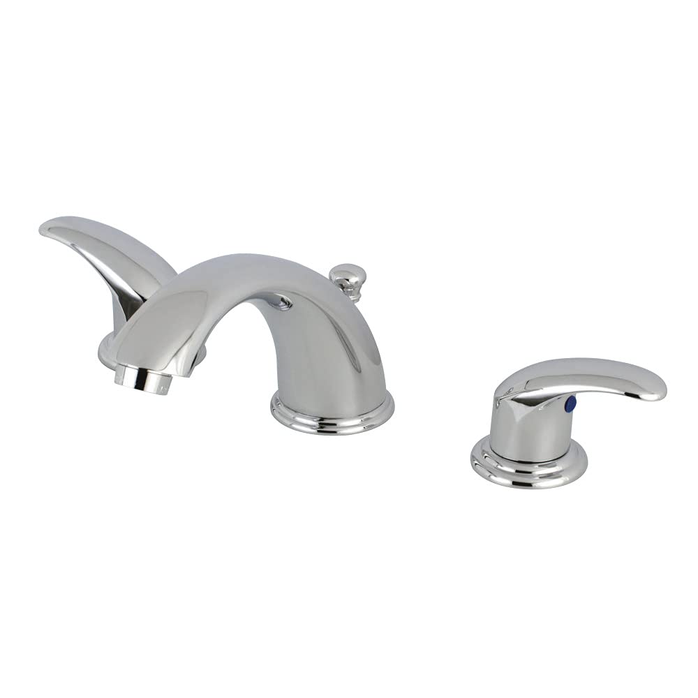 Kingston Brass GKB961LL Legacy 20 cm Geniş Lavabo Bataryası Perakende Pop-Up, Cilalı Krom, 13,9 cm Ağız Erişiminde