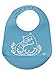 Mini-Twist, 100% Pure Silicone Baby Bucket Bib, Owls
