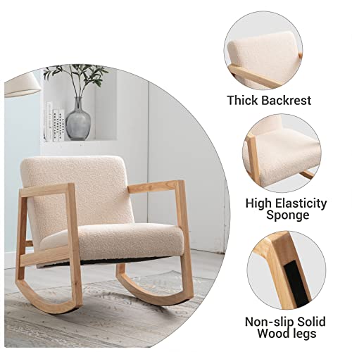 Phoenix Home Nursery Rocking Chair, Beige #TOP4