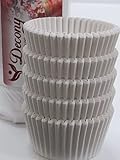 Giant Large Muffin Cups Paper Cupcake Liners - MADE IN USA - Fluted jumbo Cupcake Holder Cups for Ba