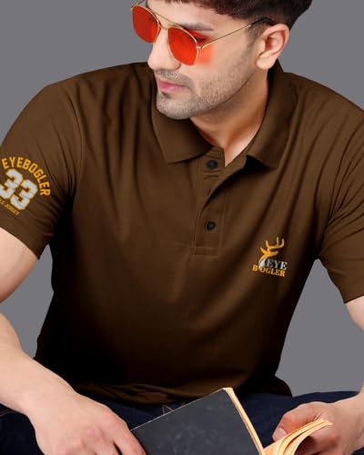 Image of Noble Monk Men's Cotton Blend Regular Fit Polo T-Shirt