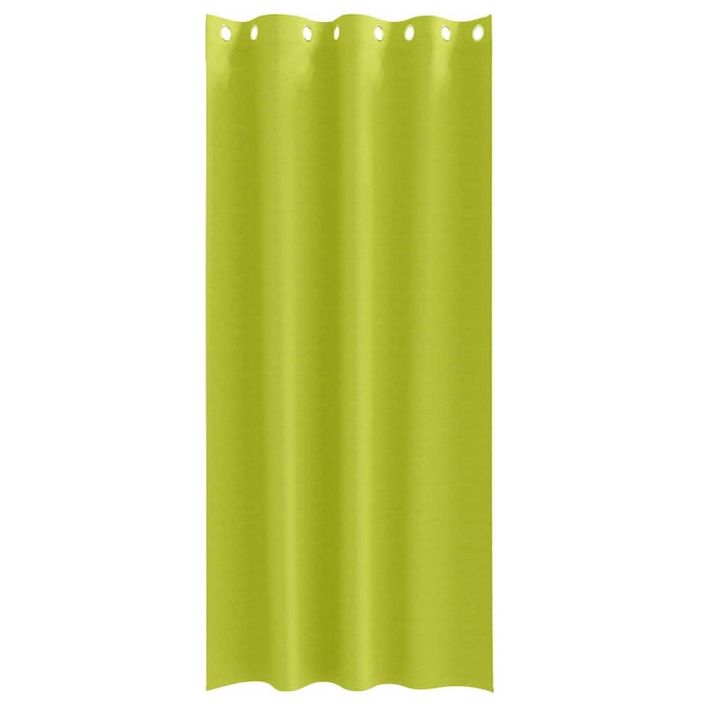 Zielone zasłony z oczkami 225 x 140 cm