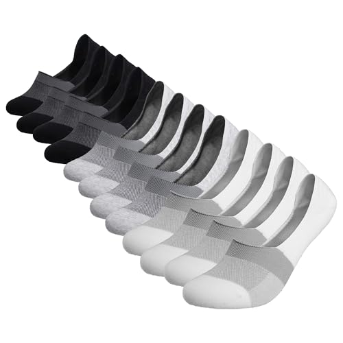 COOLMATE GLOBAL 6 Pack No Show Men Socks, Low Cut Ankle Sock Moisture Wicking