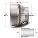 A-KARCK Exhaust Adapter Connector 3.5