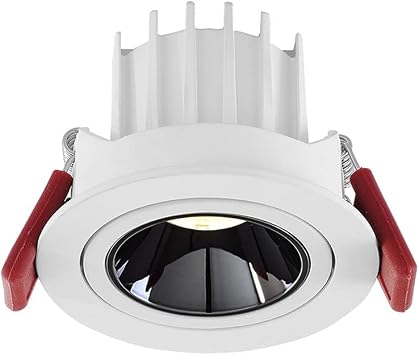 Spotlight,Recessed Light, Round Anti-Glare High Brightness 7W-18W Led Ceiling Lights CRI 95+ 3000K-6000K Downlights, Home Recessed Light Fixtures Aisle Balcony Spotlights/4000K/15W