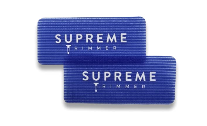 Miniatura 2 de Supreme Trimmer Barber Grippers - Soportes para peluquería y peluquería para hombresmujeres (rectángulo azulblanco)
