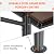 EAGLE PEAK 8x5 ft Grill Gazebo, Steel Frame Outdoor BBQ Cover, Double-Tier Polycarbonate Barbecue Canopy with Shelves