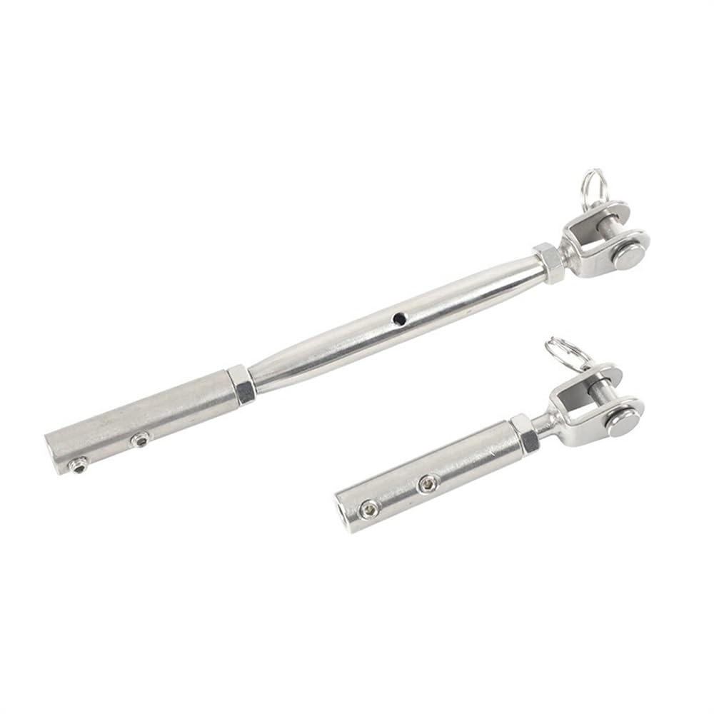 Morsetti Per Filo Stendibiancheria 1 pz 1.5/2/3/4/5/6/8mm Filo In Acciaio Inox 304 Cavo Ringhiera Corda Forcella Mascella Tenditore Fibbia Terminale di Montaggio Morsetti Stendibiancheria(10mm)