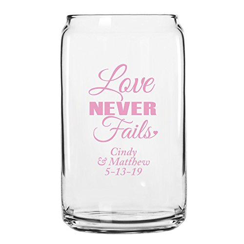 Vaso para cerveza impreso personalizado rosa pack 144