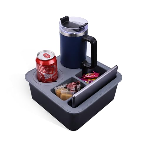 Portavasos para carro Bonfixe 9x9x4 pulgadas negro miniatura 1