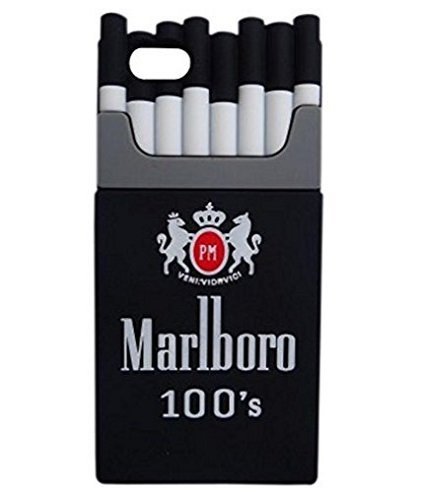 Infinite Galleria ® 3D Soft Silicone Cigarette Box Shaped Back Cover Case  for Apple iPhone 6 Plus