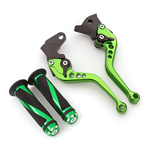 Krace Motorcycle Clutch & Brake Lever Set - Fit For Kawasaki Z250SL, Ninja 250R, 300R/Z300, 400 & ERSYS 300X w/ 7/8