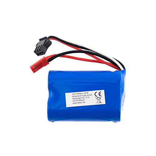 efaso Akku 6,4V 1000mAh Li-Po mit JST und JST-SM 3-Pin Stecker passend für WLToys A303, A333