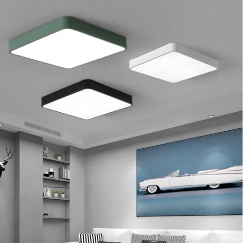 Plafonnier LED moderne tricolore à intensité variable fin - 3