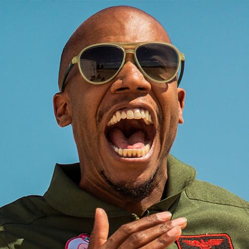 goodr Buzzed On The Tower Polarized Aviator Sunglasses for Men & Women Large Sized (Mach G), Green Solid Frames with Green Gradient Lens, Dark to Light Tint, UV400 Protection, No Slip, No Bounce3