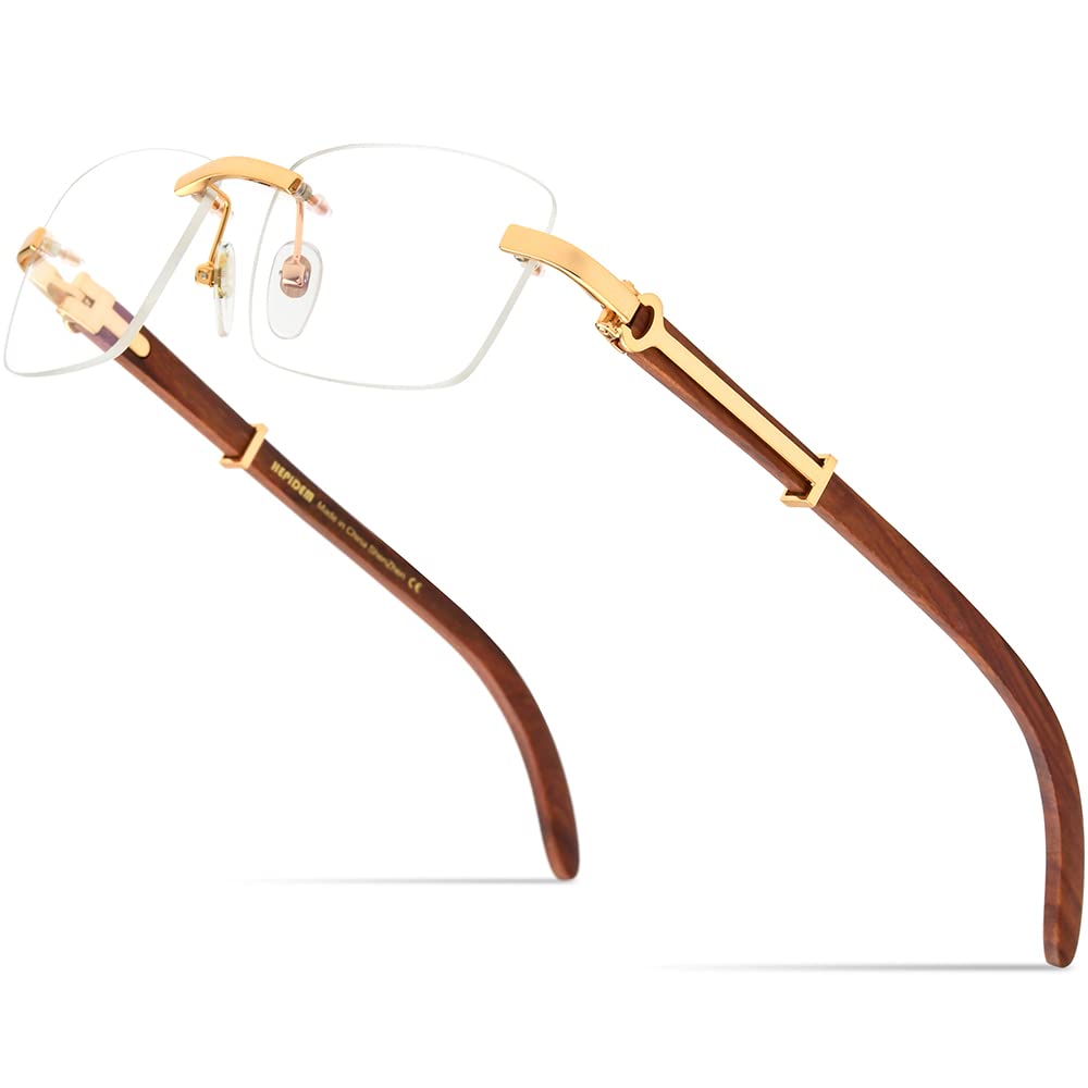 HEPIDEM Buffalo Horn Handmade Square Eyeglasses Frame