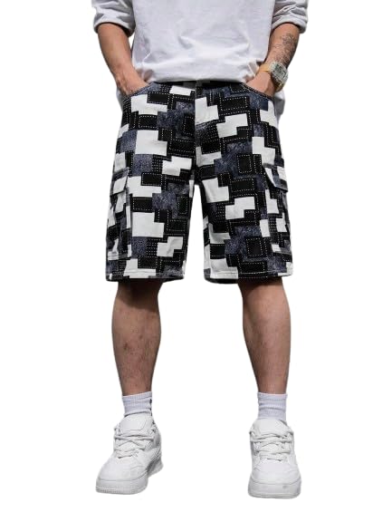 gentstone Men Cargo Shorts Multicolor Cotton Blend Knee Length Style Pockets Relaxed Summer wear Street Fashion Casual Comfort fit Outdoor Travel Workout Beach-picture-37