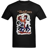 Men's The Black Crowes Rock Art T Shirt Black 3XL
