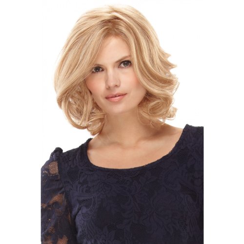 GNIMEGIL Short Curly Wigs for Women Fluffy Hair Blonde Wig Costume Party Wigs Short Hair Replacement Wigs with Inclined Bangs Heat Resistant Fiber Synthetic Wig