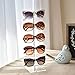 MOOCA 2 Pcs Set Premium Acrylic Sunglass Organizer, Glasses Holder, Sunglass Holder, Glasses Stand, Eye Glass Holder, 5 Frames for Each
