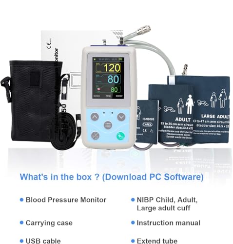 Contec Abpm50 Handheld 24Hours Ambulatory Blood Pressure Monitor thumb #3