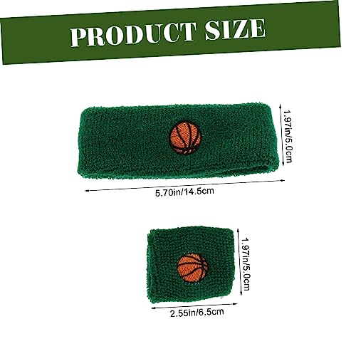 VICASKY 6 Sets Sports Headband and Wrist Sweatbands for Boys Elastic Comfortable Breathable Sweat Absorbing Bands for Running Basketball Volleyball Tennis2