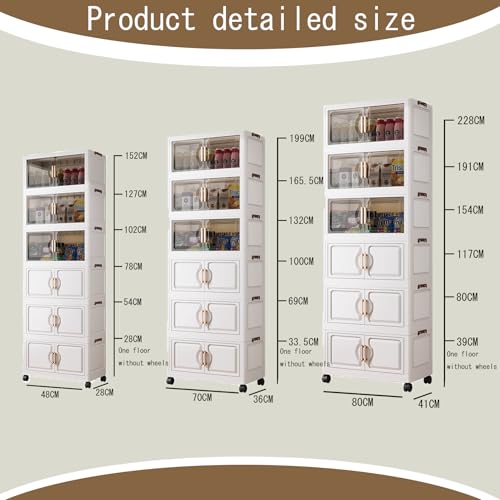 Contenedor transparente plegable de gran capacidad con tapa para ropa de invierno 3