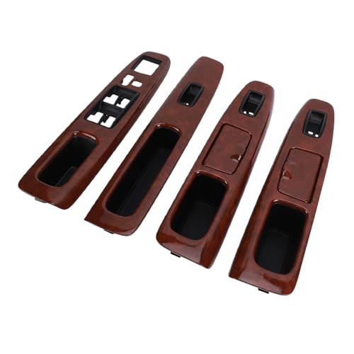 Panel de reposabrazos duradero para interruptor de control con textura de madera, 4 uds. 3