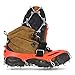 Luzhengyang Walk Traction Ice Cleats Spikes Crampons, 13 Stainless Steel Spikes Hiking Snow Ground, Elderly Children Mountaineering Traction Cleats - Orange M